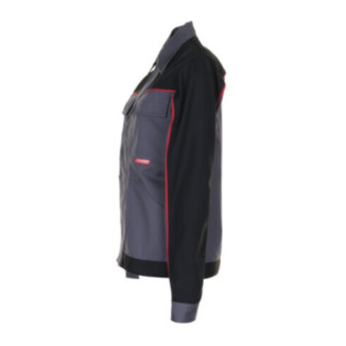 Veste de travail femme Planam Highline argent/noir/rouge