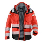 Kübler PSA Reflectiq Veste Reflectiq 1307 rouge/noir d'avertissement