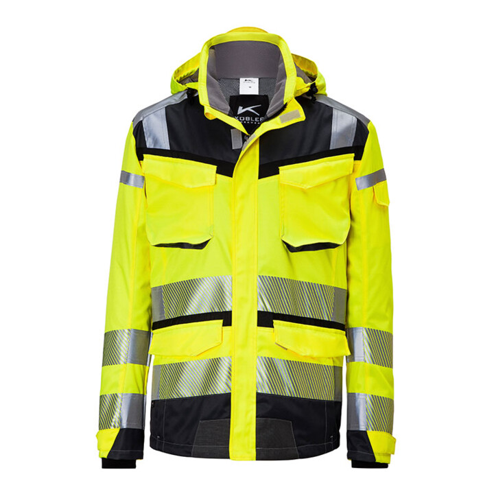 Veste Kübler PSA Reflectiq 1307 avertissement rouge/noir XXL
