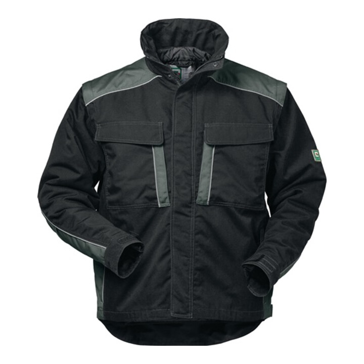 Veste outdoor Canvas 2 en 1 Basel taille XL noir/gris 65 % PES / 35 % CO FELDTMA