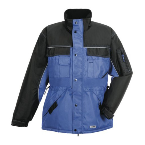 Veste d'hiver Planam Dust bleu corail/noir