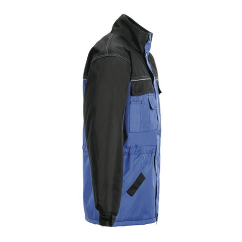 Veste d'hiver Planam Dust bleu corail/noir