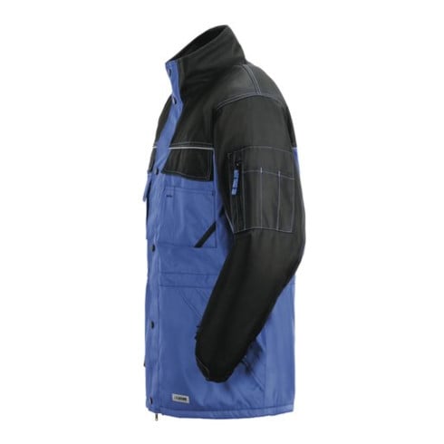 Veste d'hiver Planam Dust bleu corail/noir