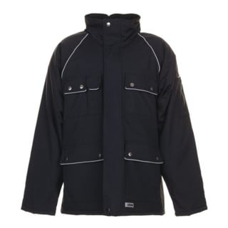 Veste d'hiver Planam Canvas 320 noir/noir