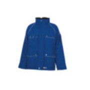 Parka d'hiver Planam toile 320 bleu maïs / bleu corail-1