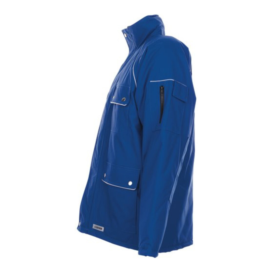 Parka d'hiver Planam toile 320 bleu maïs / bleu corail