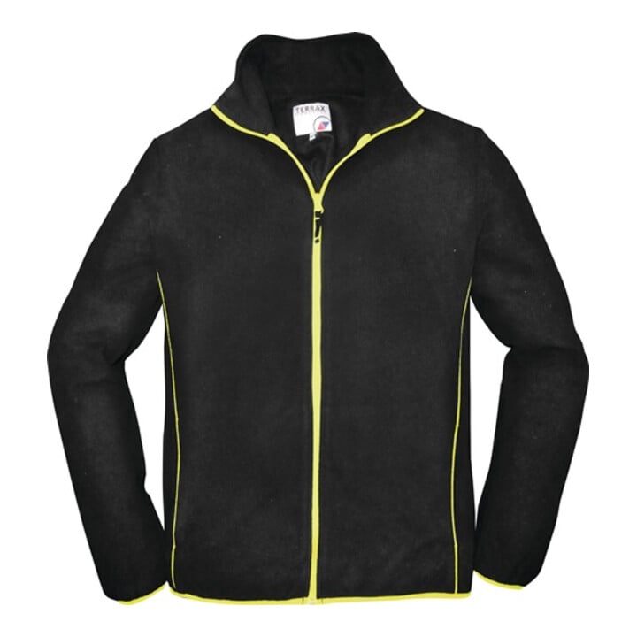 Veste polaire homme Terrax taille M noir/lime 100%PES