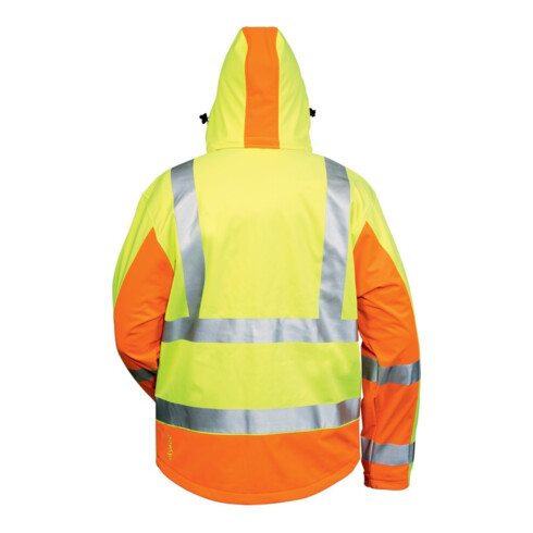 Veste softsclair de signalisation Adam taille XL jaune/orange 100 % PES