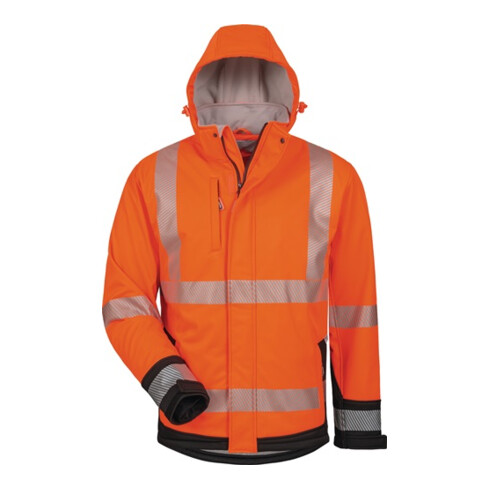 Veste softshell Elysee Lukas orange/noir