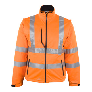 Asatex Softshell veste d'avertissement orange