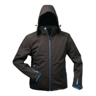 Veste softsclair d'hiver Uranos taille XXXL noir/bleu 96 % PES / 4 % EL