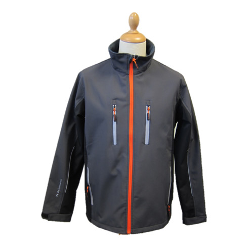 Terratrend Job Softshelljacket gris foncé/noir