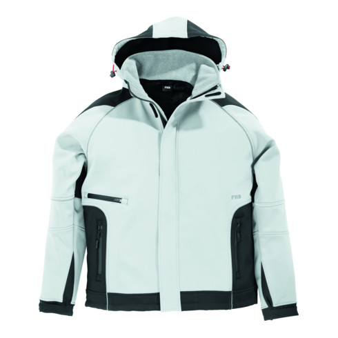 Veste Softsclair Walter taille M blanc/anthracite 96 % PES / 4 % EL