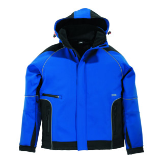 FHB Softshelljacket Walter royal/noir