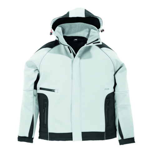 Veste Softsclair Walter taille XXL blanc/anthracite 96 % PES / 4 % EL