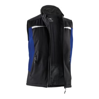 Gilet pare-pluie Kübler 7041 noir/bleu cornflowerblue