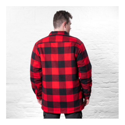 Veste STIER Heavy Lumber bci coton XXL rouge écossais