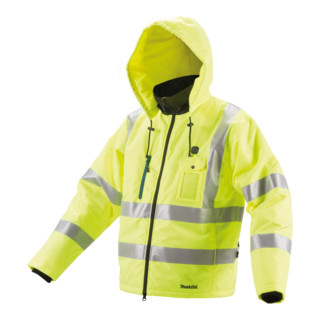 Veste thermique Makita à piles, jaune