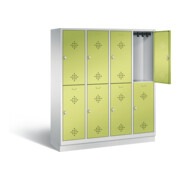 Vestiaire à deux étages C+P Classic, H1800xL1590xP500mm, 8320-42|S10223