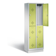 Vestiaire à deux étages C+P Classic, H1800xL610xP500mm, 8320-20|S10389