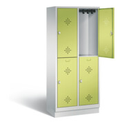 Vestiaire à deux étages C+P Classic, H1800xL810xP500mm, 8320-22|S10505