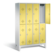 Vestiaire à deux étages C+P Classic, H1850xL1190xP500mm, 8310-40|S10228-1