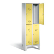 Vestiaire à deux étages C+P Classic, H1850xL610xP500mm, 8310-20|S10192-1