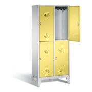 Vestiaire à deux étages C+P Classic, H1850xL810xP500mm, 8310-22|S10173-1