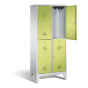 Vestiaire à deux étages C+P Classic, H1850xL810xP500mm, 8310-22|S10396