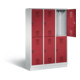 Vestiaire à deux étages C+P Evolo, H1800xL1200xP500mm, 48320-32|S10031-1