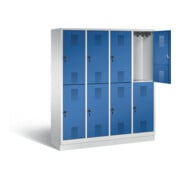 Vestiaire à deux étages C+P Evolo, H1800xL1590xP500mm, 48320-42|S10039
