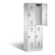 Vestiaire à deux étages C+P Evolo, H1800xL610xP500mm, 48320-20|S10027-1