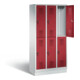 Vestiaire à deux étages C+P Evolo, H1800xL900xP500mm, 48320-30|S10212-1