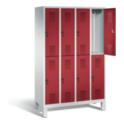 Vestiaire à deux étages C+P Evolo, H1850xL1190xP500mm, 48310-40|S10200