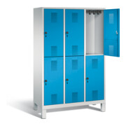 Vestiaire à deux étages C+P Evolo, H1850xL1200xP500mm, 48310-32|S10065