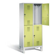 Vestiaire à deux étages C+P Evolo, H1850xL810xP500mm, 48310-22|S10066