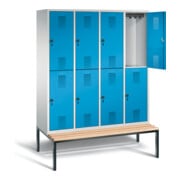 Vestiaire à deux étages C+P Evolo, H2090xL1590xP810mm, 48350-42|S10054