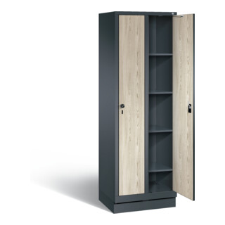 Vestiaire à linge C+P Evolo, H1800xL610xP500mm, 48020-20B|S10037