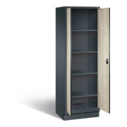 Vestiaire à linge C+P Evolo, H1800xL610xP500mm, 48222-20B|S10150