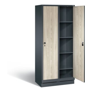 Vestiaire à linge C+P Evolo, H1800xL810xP500mm, 48020-22B|S10032