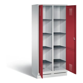 Vestiaire à linge C+P Evolo, H1800xL810xP500mm, 48022-22B|S10054