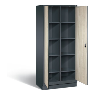 Vestiaire à linge C+P Evolo, H1800xL810xP500mm, 48022-22B|S10063