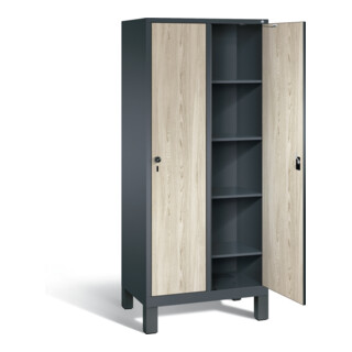 Vestiaire à linge C+P Evolo, H1850xL810xP500mm, 48010-22B|S10024