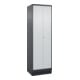 C+P Armoire à linge Classic PLUS, socle, serrure à cylindre, cloison centrale