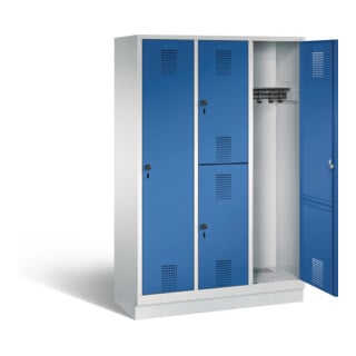 Vestiaire combiné C+P Evolo, H1800xL1200xP500mm, 48620-32|S10038
