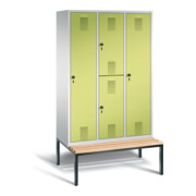 Vestiaire combiné C+P Evolo, H2090xL1200xP815mm, 48650-32|S10010