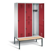 Vestiaire combiné C+P Evolo, H2090xL1200xP815mm, 48650-32|S10013