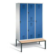 Vestiaire combiné C+P Evolo, H2090xL1200xP815mm, 48650-32|S10014
