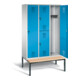 Vestiaire combiné C+P Evolo, H2090xL1200xP815mm, 48650-32|S10015-1