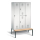 Vestiaire combiné C+P Evolo, H2090xL1200xP815mm, 48650-32|S10018-1
